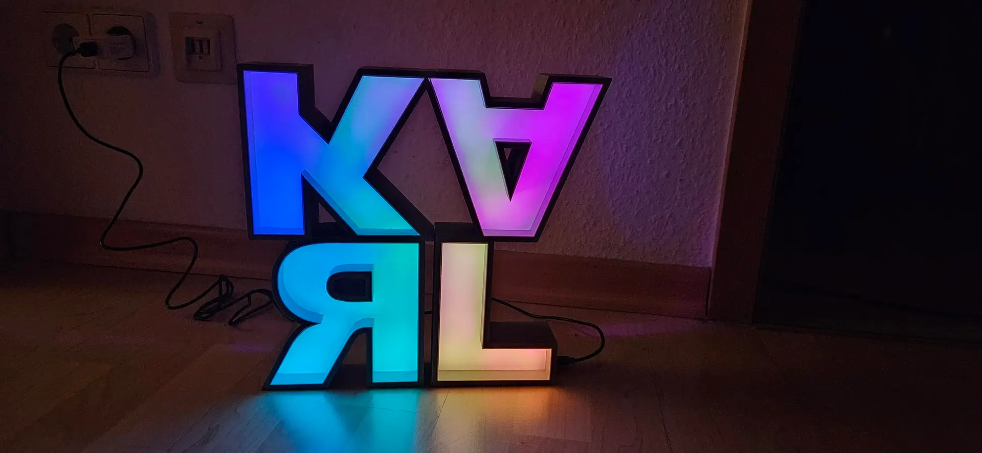 20240201_224357 LED Namensschild – Bild 5